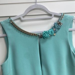 Cocktail Dress, Light Aqua/Mint Green